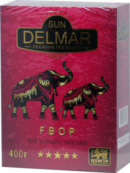 Sun Delmar. Черный. FBOP (с типсами) 400 гр. карт.упаковка