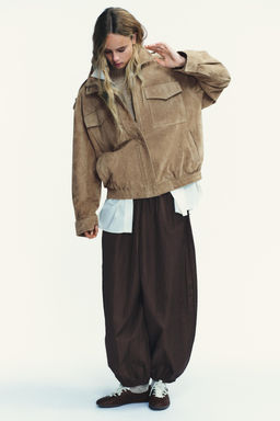 NYLON BALLOON TROUSERS