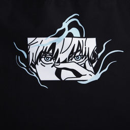 Сумка шопер Аниме 35х0.5х40 см, отд без молнии, без подклада, чёрная - Nazamok фото 4