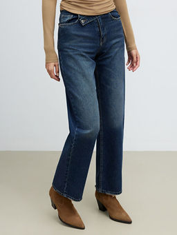 Wideleg Kad?n Jean Pantolon