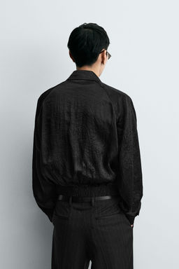 SHOULDER PAD BOMBER JACKET - Zara фото 3
