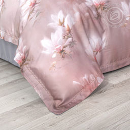 Постельное белье Рамона (тенсель) 2 сп. с Евро/Пододеяльник (молния, ушки): 1 шт.- 210*175; Простыня: 1 шт.- 240*240; Наволочка (молния, ушки): 2 шт.- 70*70; Наволочка (молния, ушки): 2 шт.- 50*70 Тенсел