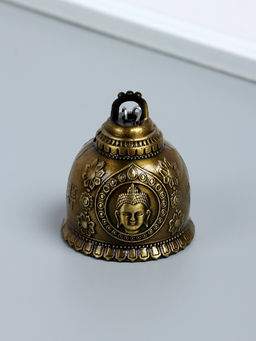 Набор колокольчиков «Будда», 2 шт., металл, 6×5×5 см