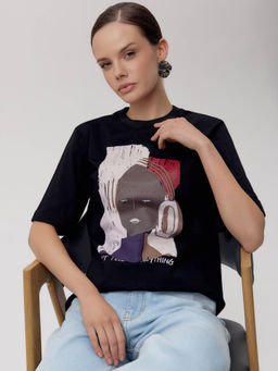 CONTE LD 2710 Футболка женская black-afro - Conte elegant фото 2