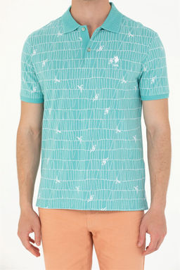 U. S. Polo Assn Мужская мятная футболка - U.s. polo assn фото 6