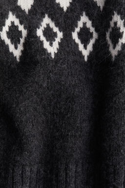 Jersey en punto jacquard con cuello perkins - H&m фото 8
