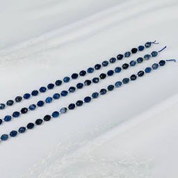 Бусины для украшений из Содалита (37 бусин) 38 см