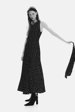 Vestido de sat?n con fular - H&m фото 3