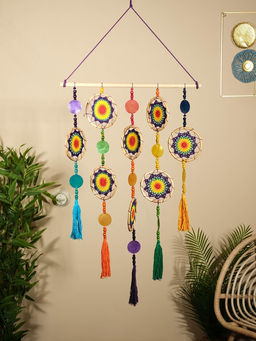 Ловец снов «Оптимизм», 50×2×100 см, текстиль, ротанг