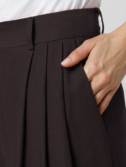 VILATTE / Свободные брюки изо льна с вискозой  фото 2