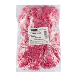 Кнопка Micron POM-15/500 Кнопки пластиковые пластик d 15 мм 500 шт. № 010 ярко розовый