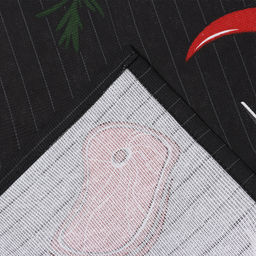 Полотенце кух. Доляна Главный по мясу 35х60 см, рогожка, 100% хл, 160г/м2  фото 5