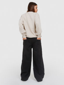 Джинсы-трубы утеплённые для девочек - СИНЯЯ МОДА фото 12