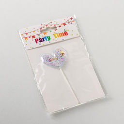 Топпер для торта «Конфетти. Сердечко», 12×5 см