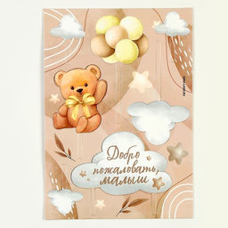 Украшение для торта Добро пожаловать, малыш - Страна карнавалия фото 2