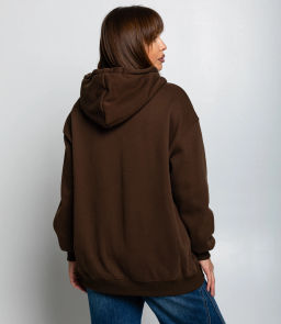 Толстовка #КТ8813 (9), шоколадный