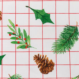 Скатерть новогодняя Доляна New Year 146х110см, 100% хлопок, рогожка 164 г/м2  фото 7