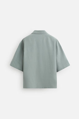 RELAXED FIT FLOWING SHIRT - Zara фото 8