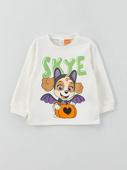Bisiklet Yaka Paw Patrol Bask?l? K?z Bebek Sweatshirt ve E?ofman Alt 2li - Waikiki фото 3