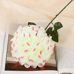 Цена за 2 шт. Цветы искусственные «Герань королевская», 16×60 см, жёлто-розовые