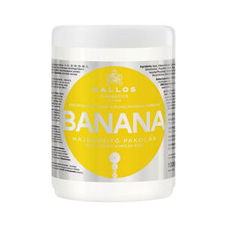 Kallos Маска Banana Укрепляющая маска для волос с комплексом мульти-витаминов и экстрактом Банана 500 мл