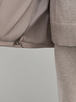 Куртка женская с широким вязаным воротником / Zarina  фото 9