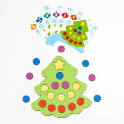 Мозаика Новогодняя ёлочка - Лесная мастерская фото 4