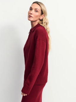 Джемпер поло с молнией / Zarina