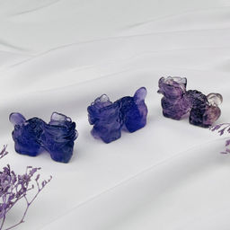 Фигурка резная "Дракон" из Флюорита