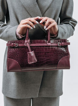 Сумка Lanotti CROCO LINE 8346/фиолетовый