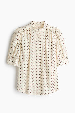 Blusa con mangas abullonadas - H&m фото 3
