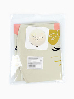 Воздушный шар фольгированный 17" «Кошечка», цвет молочный матовый