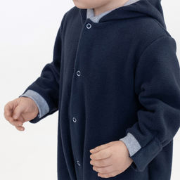 Комбинезон ясельный флисовый темносиний