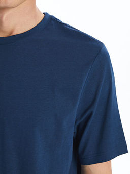 Bisiklet Yaka Penye Erkek Ti??rt