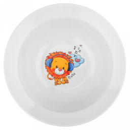 Миска фарфоровая "Львята" д170мм, 300мл, h55мм (Россия)