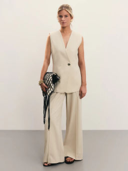 Брюки из тенселя и хлопка / Zarina  фото 5