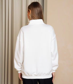 Свитшот #КТ182 (7), белый - Dommod фото 3