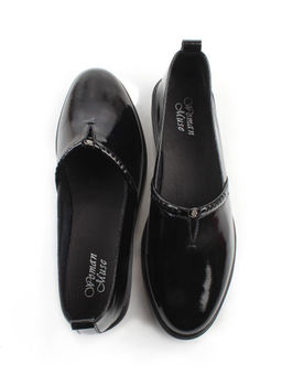 06-M17-5 BLACK Туфли женские (натуральная кожа)