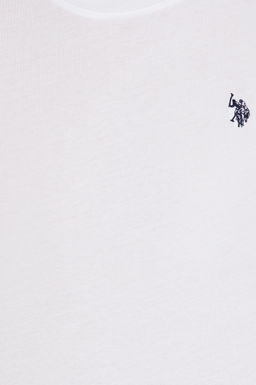 U. S. Polo Assn Мужская белая базовая футболка с круглым вырезом - U.s. polo assn фото 6