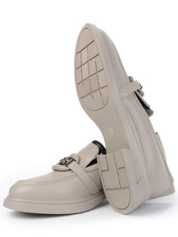 01-PDS133-2 GRAY BEIGE Ботинки демисезонные женские (натуральная кожа)