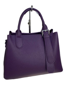 Женская сумка из искусственной кожи, цвет фиолетовый