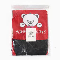 Фартук детский Этель Bear 44*60см, цв. красный, 100% п/э