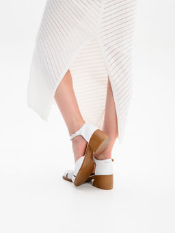 Босоножки 5033.23663be.Белый+коричневый