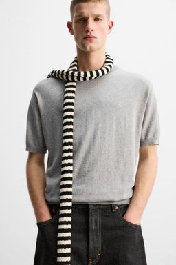 LIMITED EDITION COTTON BLEND KNIT T-SHIRT - Zara фото 7