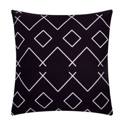 Наволочка декоративная Этель Этика цвет чёрный 40 х 40 см, велюр