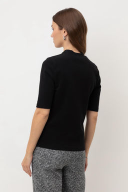 ЕВТ 3331/черный фуфайка (футболка) жен