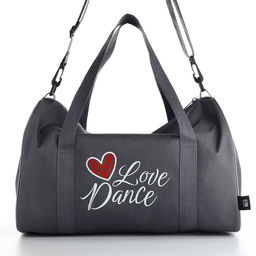 Сумка спортивная TEXTURA, на молнии с подкладкой, длинный ремень, маленький размер, серая