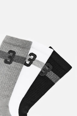 3-PACK OF PATCH SOCKS - Zara фото 3