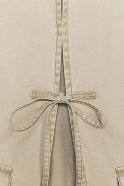 WASHED-EFFECT WAISTCOAT TOP - Zara фото 4