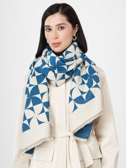 в составе ШЕРСТЬ и КАШЕМИР Большой, мягкий, теплый однотонный двусторонний палантин. - Tantino фото 4